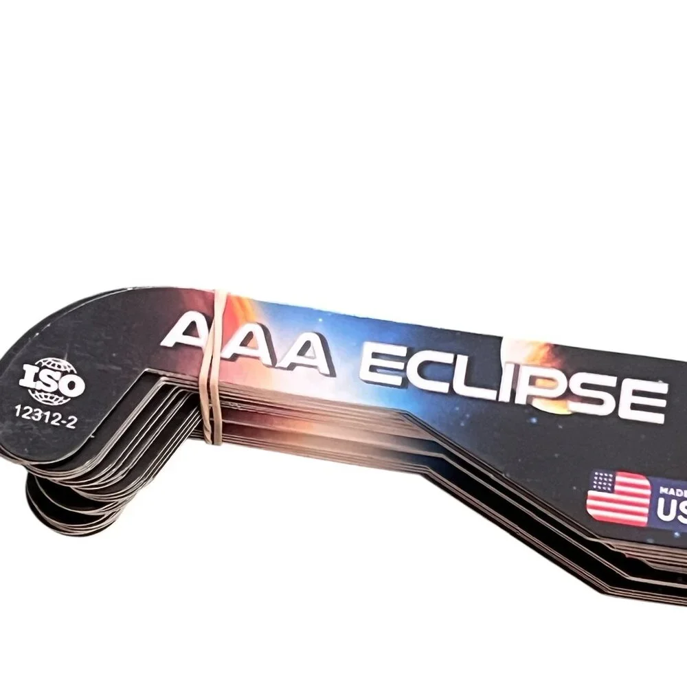 Solar Eclipse Glasses 45 Pack AAA Eclipse April 8, 2024 Made In The USA Viewing
